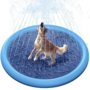 Hundeplanschbecken Outdoor / Hundepool mit Sprinkler / Hunde Schwimmbad
