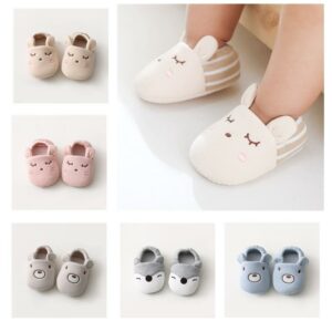 Babyschuhe Winter Warm mit Tiermustern / Krabbelschuhe Baumwolle