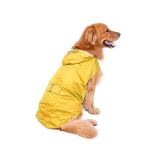 Hunde Regenmantel mit Reflektoren – Trocken und sicher durch den Regen